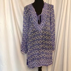 Letarte 100% Silk Beach Cover Up
